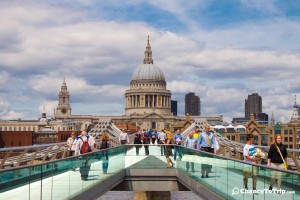 St. Pauls Cathedral и мост Миллениум, Лондон | Самостоятельные путешествия ChanceToTrip.com