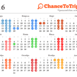 Календарь праздников 2016 [ChanceToTrip.com Bonus]