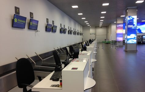 Стойки регистрации, Аэропорт Жуковский (Раменское), Москва