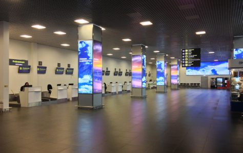 Зал регистрации, Аэропорт Жуковский (Раменское), Москва
