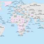 Карты, на которых обозначены туристические слоганы всех стран мира