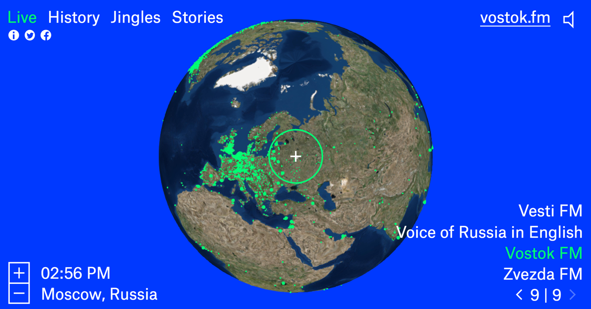 Радио карта мира онлайн